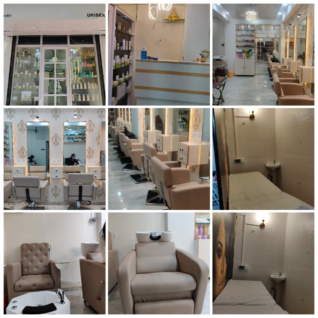 Unisex parlour for rent with  All  new setup